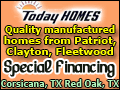 Today Homes quality housing in Corsicana, TX
