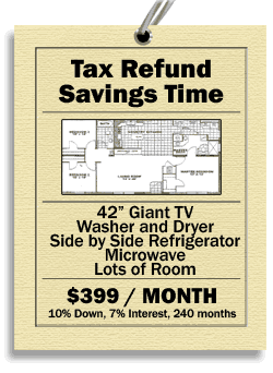 Today Homes Tax Refund Savings
